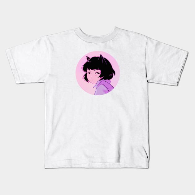 Neko Kids T-Shirt by eatslugs